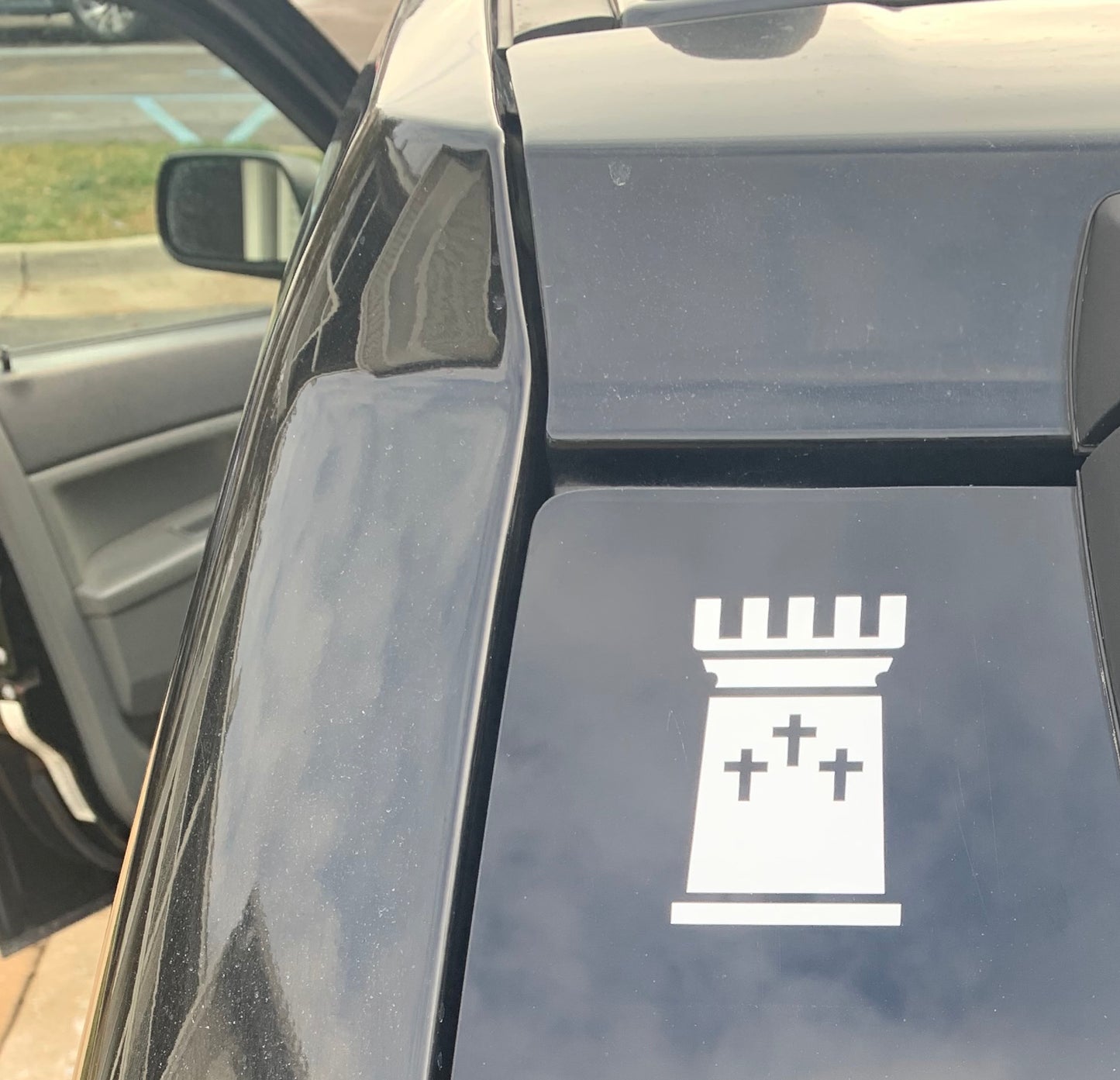 Sticker - Logo Vinyl Decal (White)