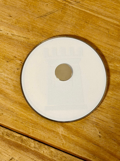 Round Logo Acrylic Magnet ￼